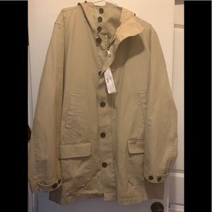 NWT mens XXL Lacoste jacket with hood